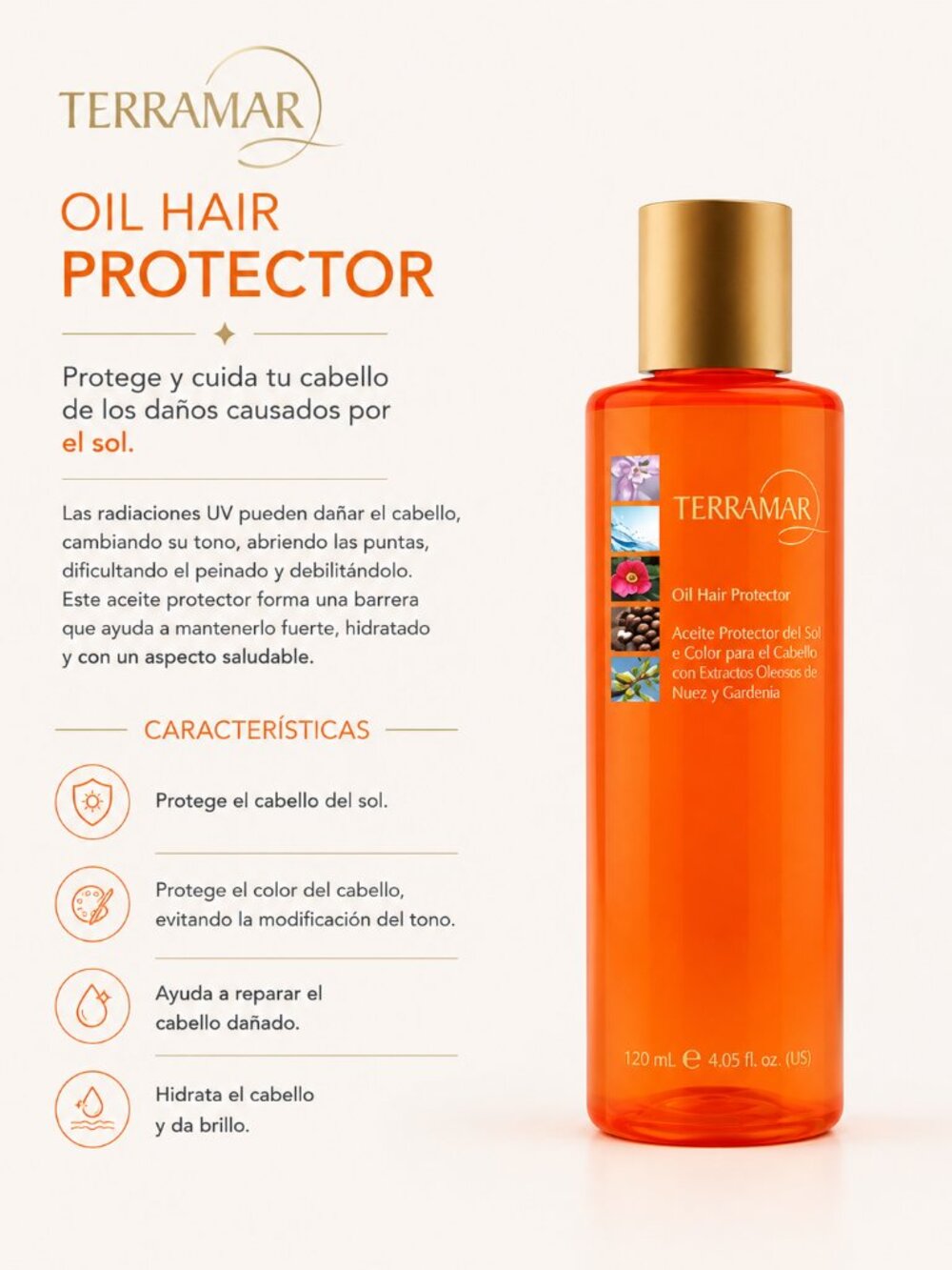Aceite Protector del Color para el Cabello/Color Protecting Hair Oil